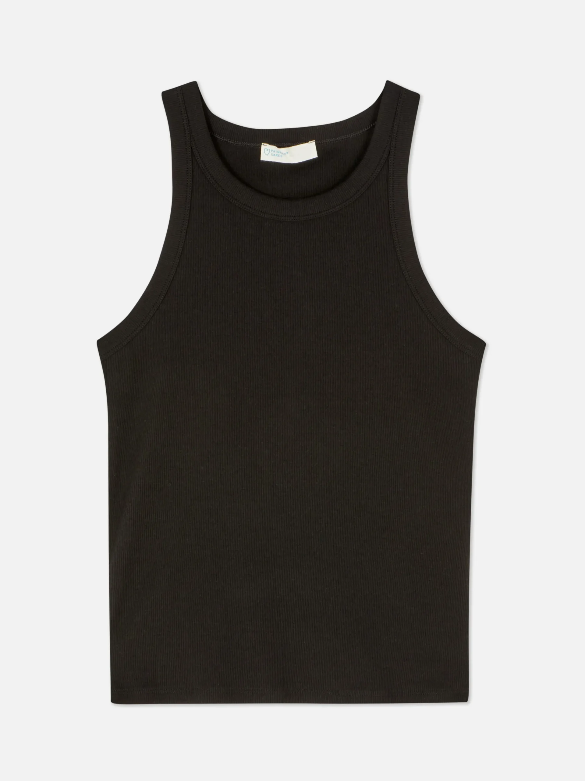 Camiseta Acanalada Con Espalda Nadadora