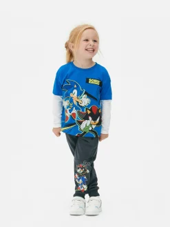 Camiseta Bicolor De Sonic, El Erizo