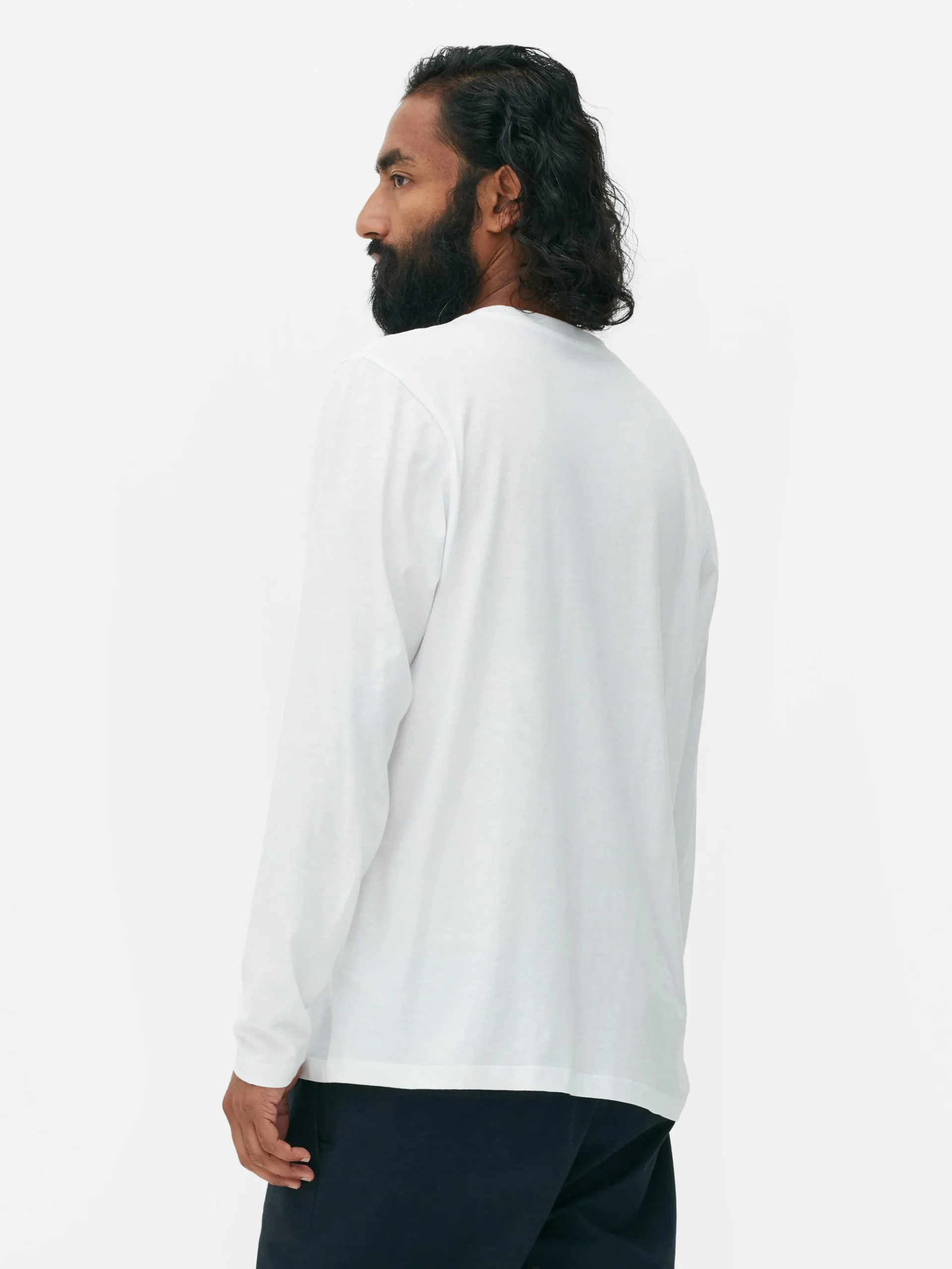 Camiseta Básica De Manga Larga