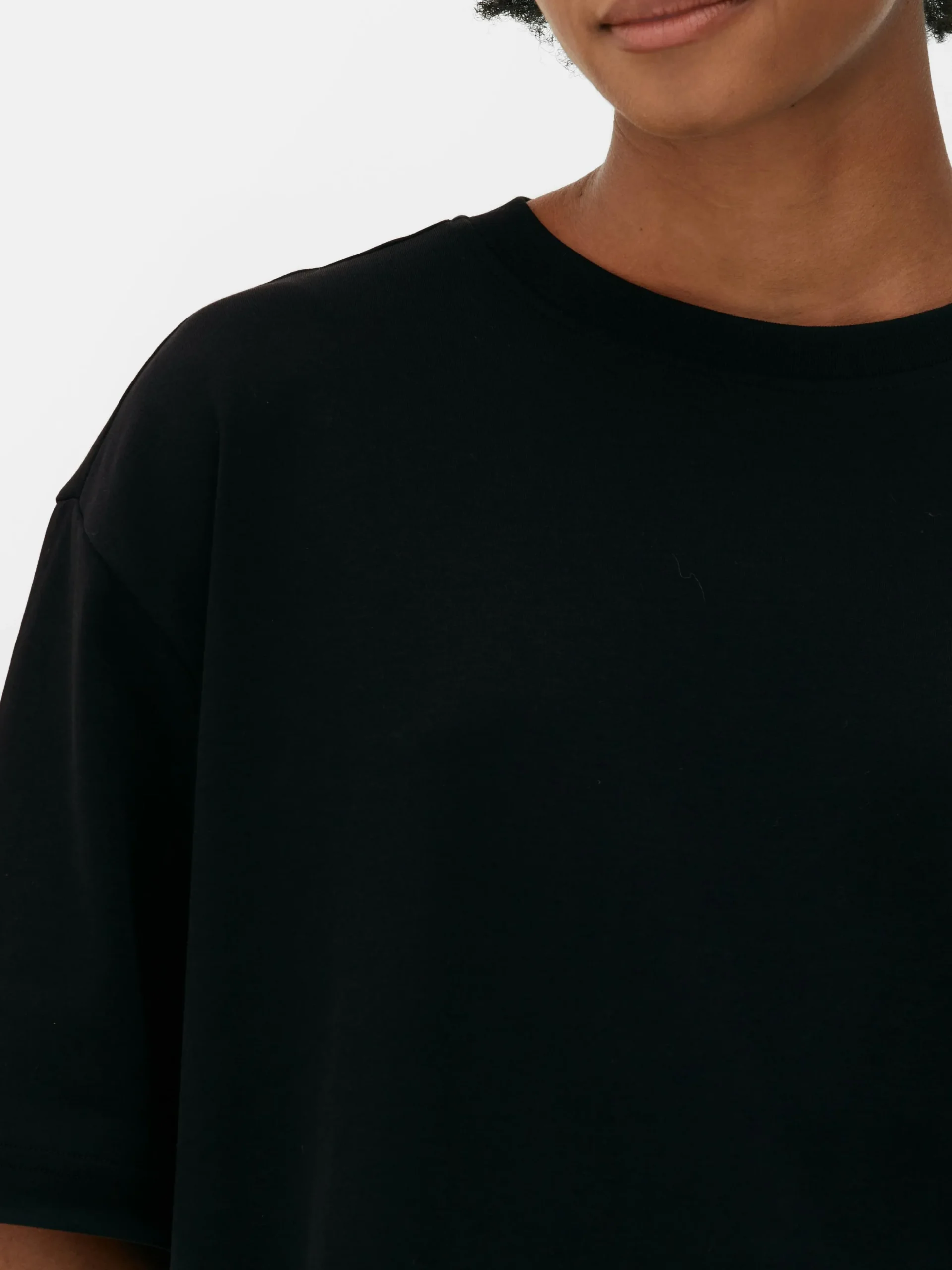 Camiseta Básica De Punto Extragrande