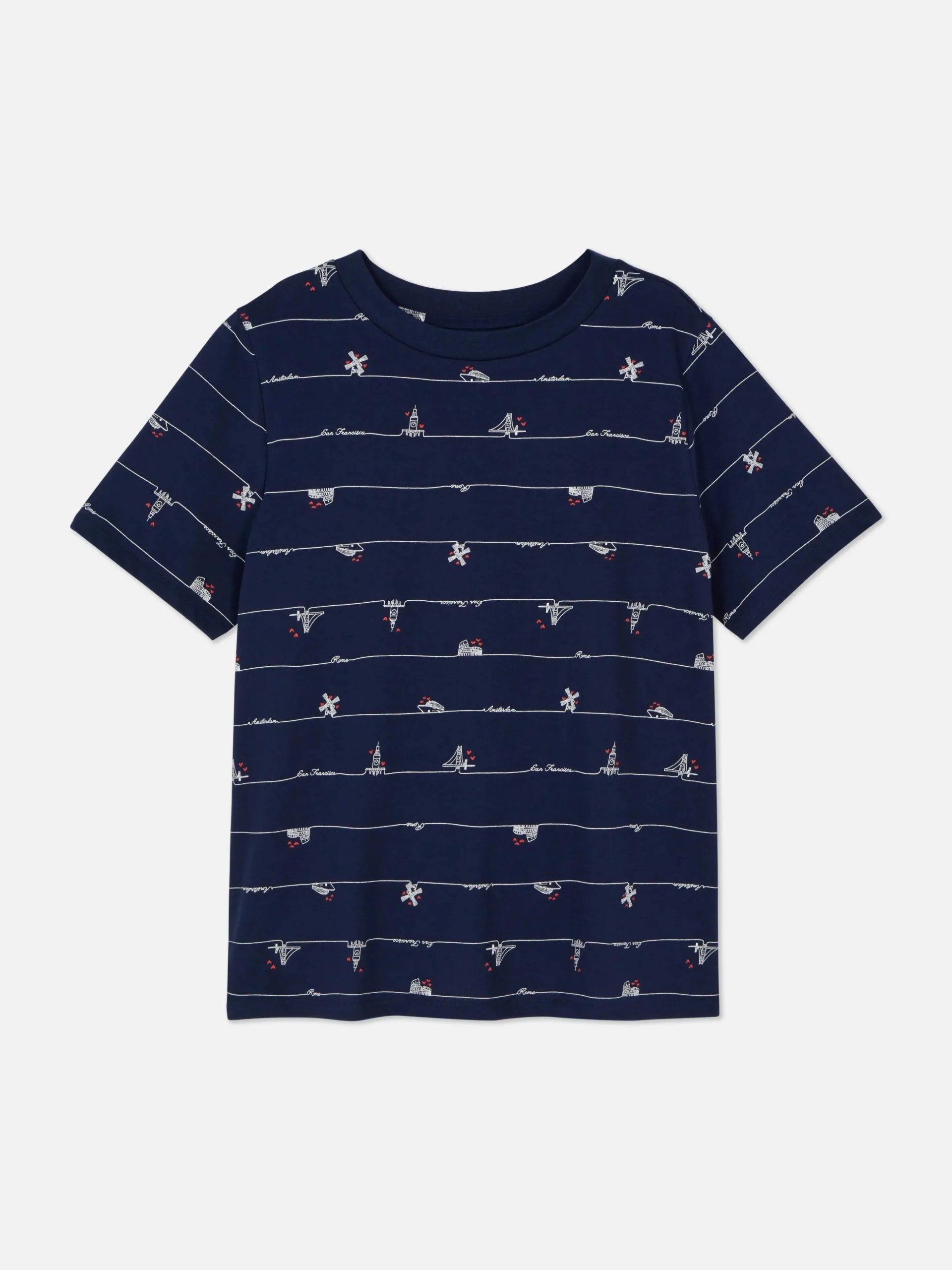 Camiseta Con Estampado Integral