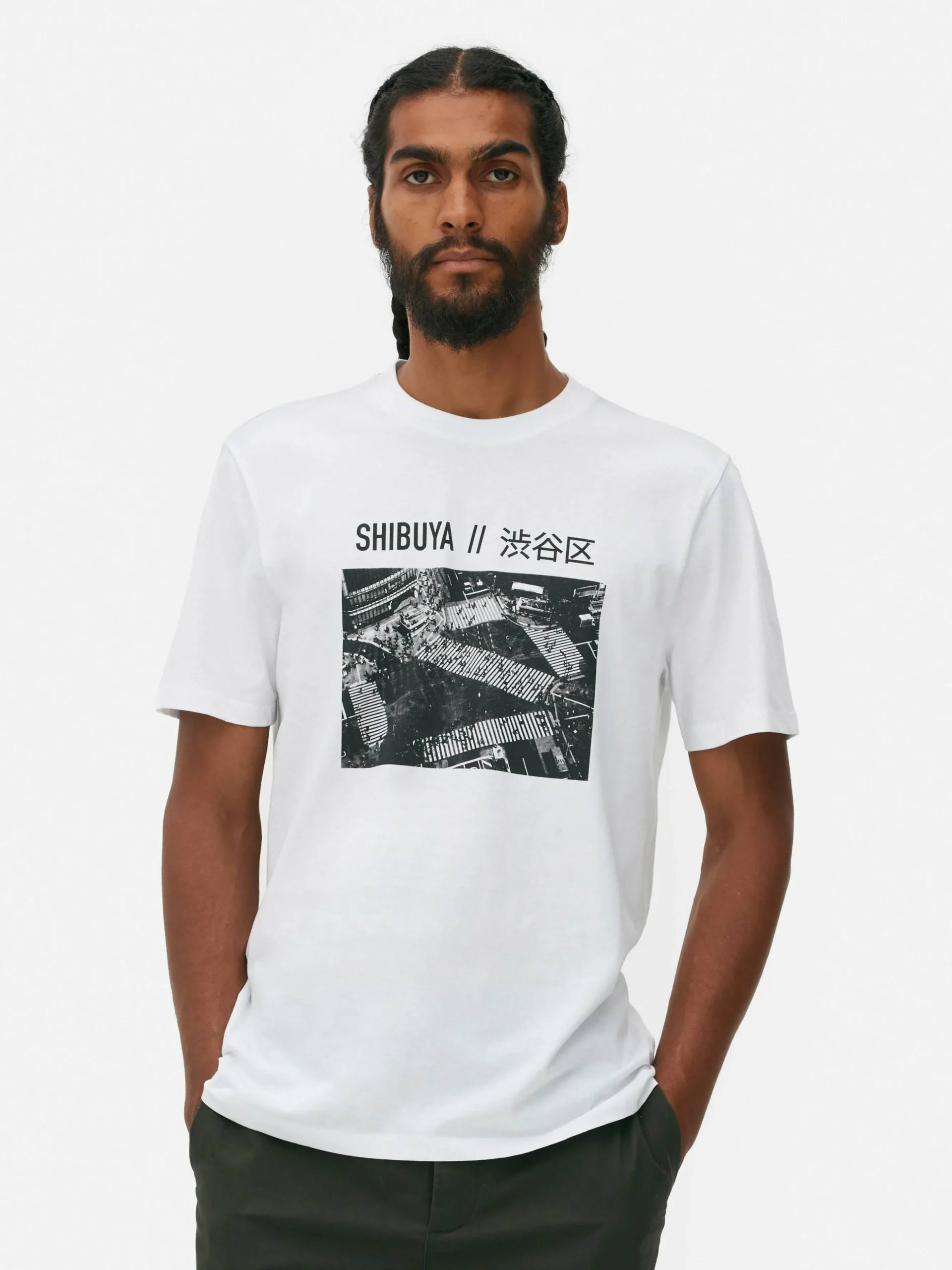 Camiseta Con Foto Del Cruce De Shibuya En Japón
