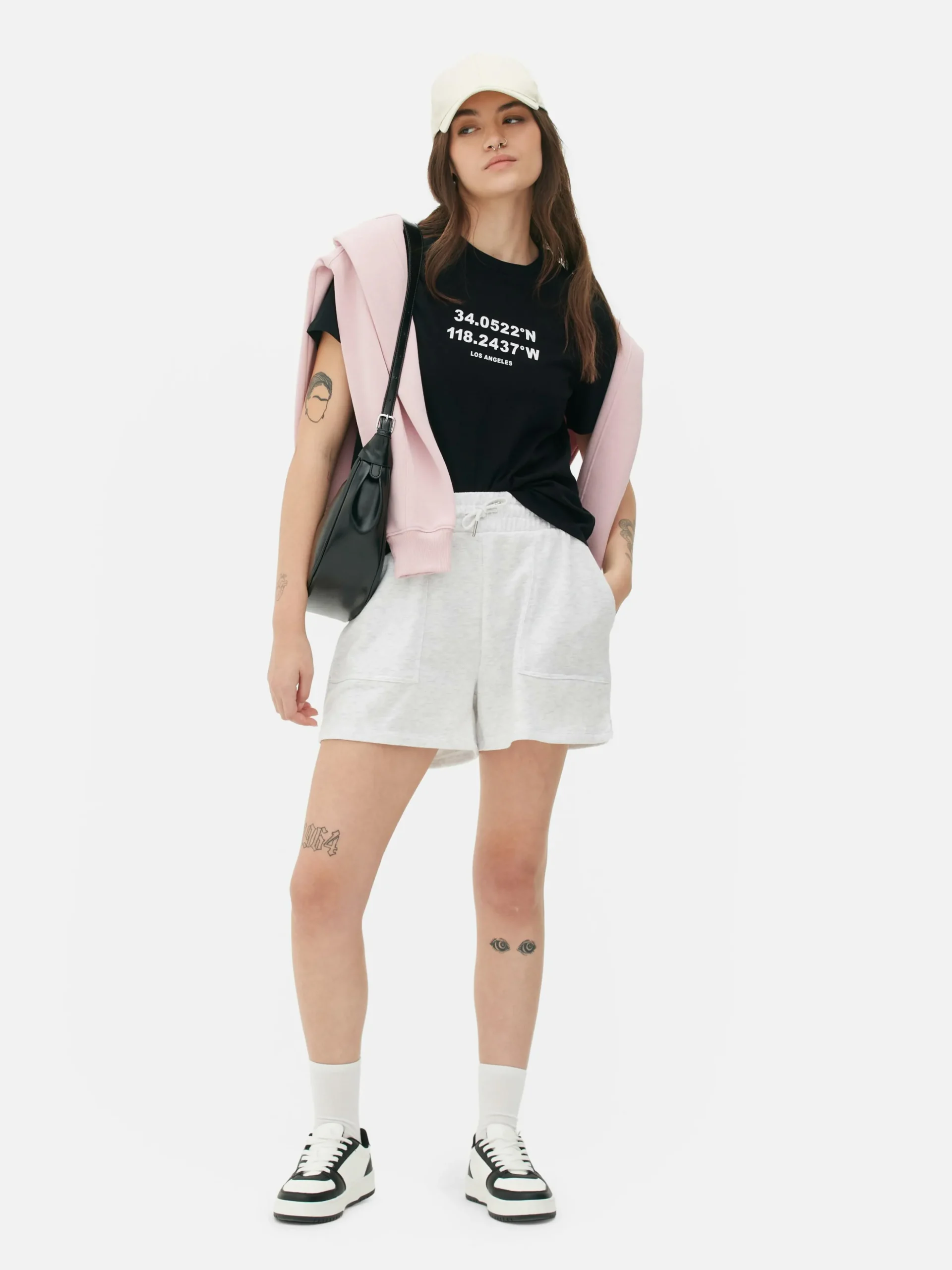 Camiseta De Algodón Con Estampado Gráfico