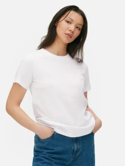 Camiseta De Algodón De Manga Corta