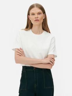 Camiseta De Cuello Redondo De The Edit