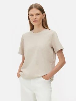 Camiseta De Cuello Redondo De The Edit