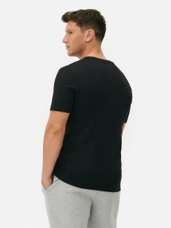 Camiseta De Cuello Redondo Estampada De Kem