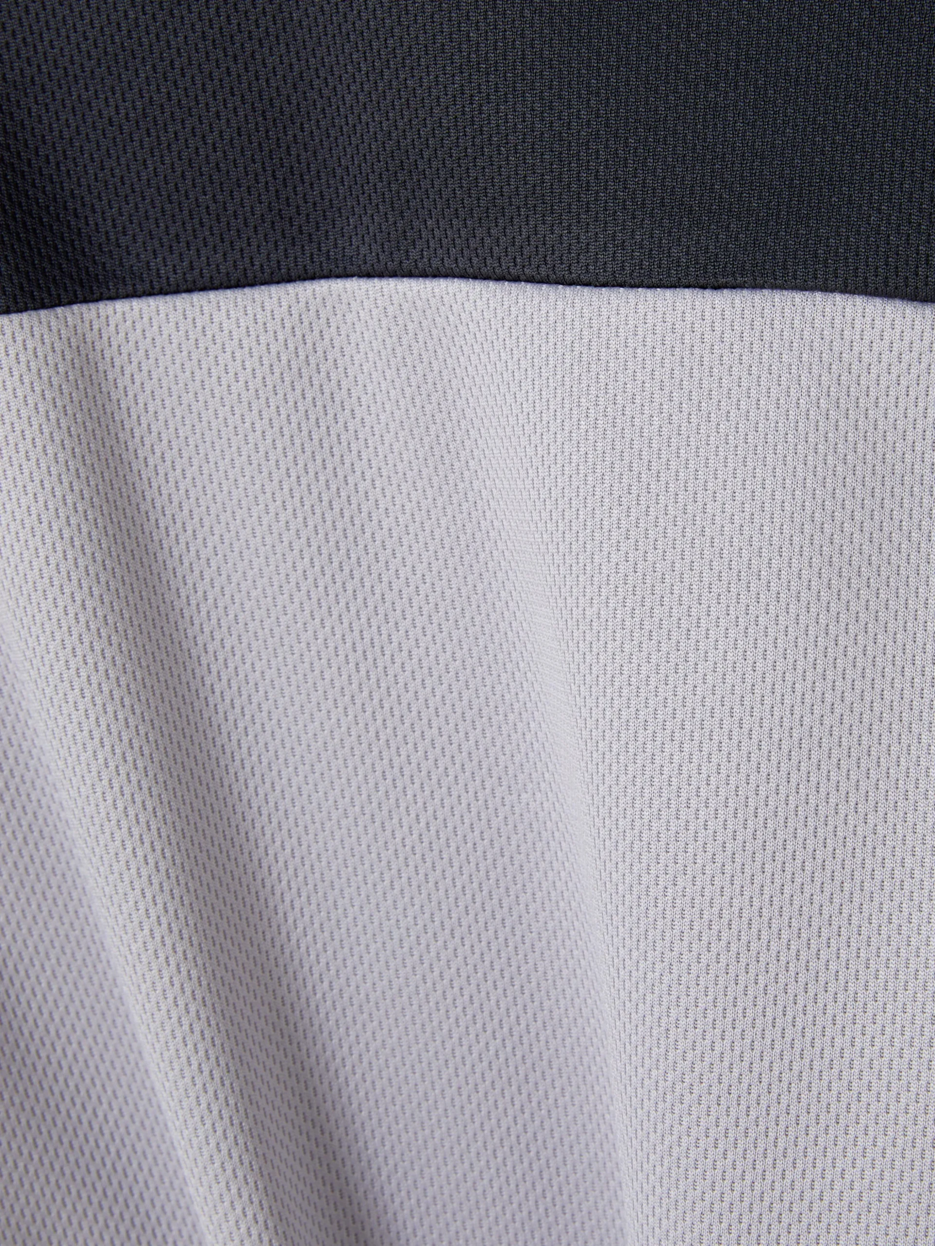 Camiseta De Malla Bicolor