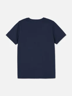 Camiseta De Manga Corta Con Estampado Gráfico