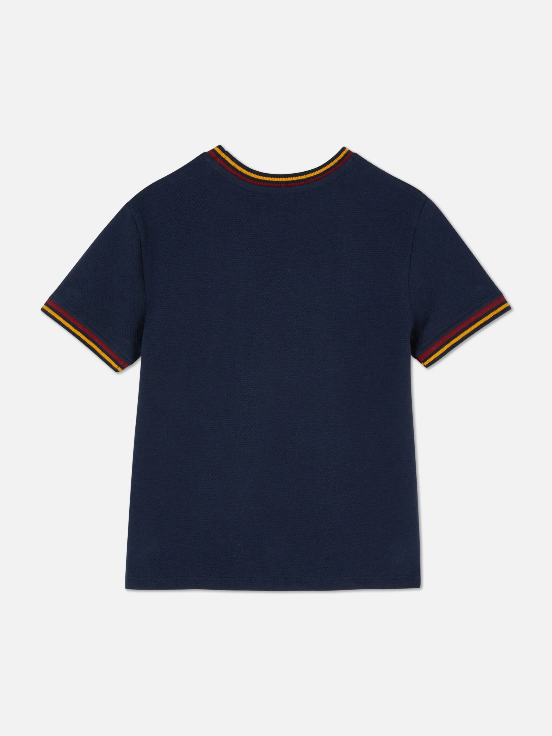 Camiseta De Manga Corta De Estilo Universitario