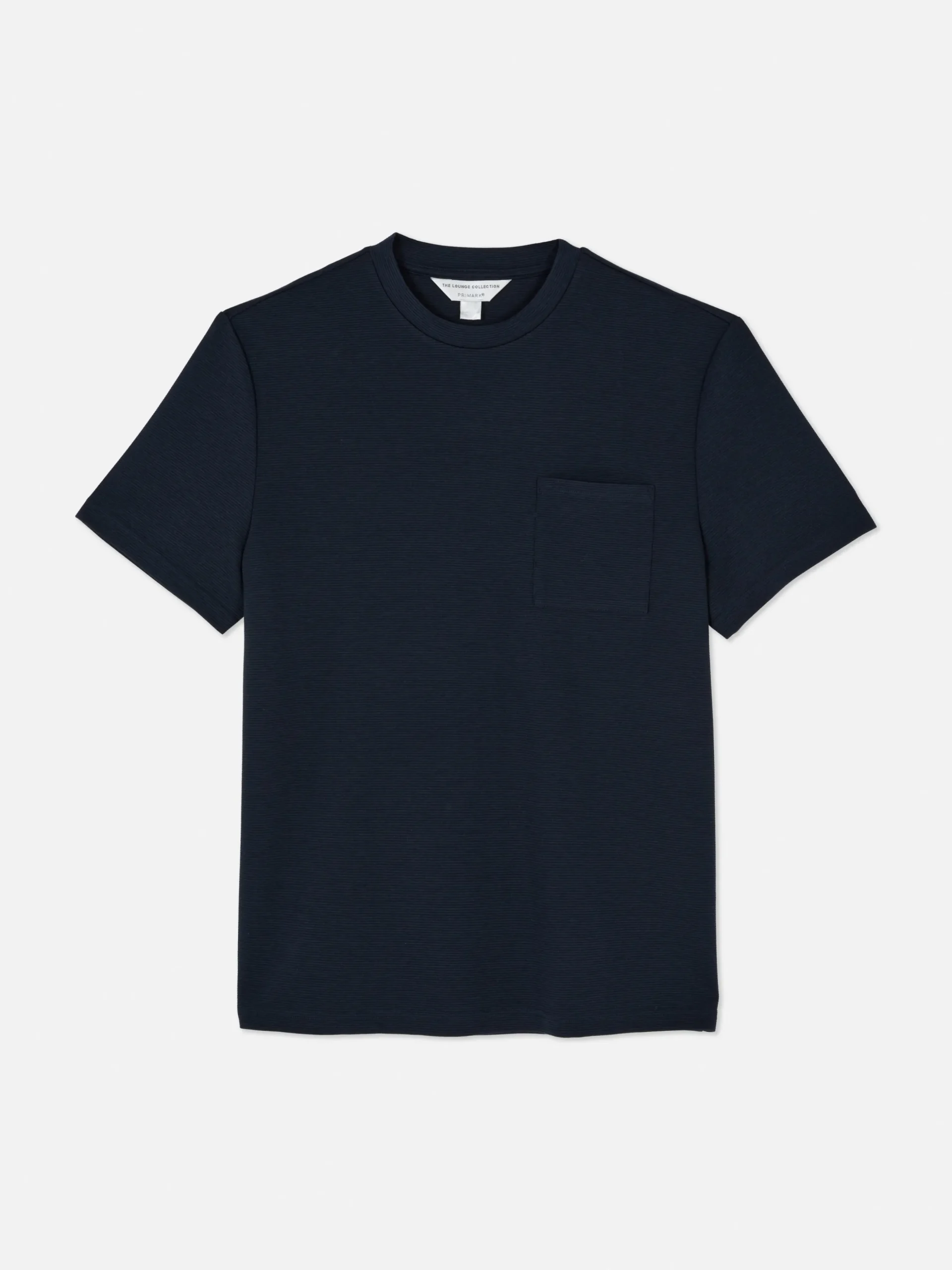 Camiseta De Pijama Otomana Acanalada Con Bolsillo