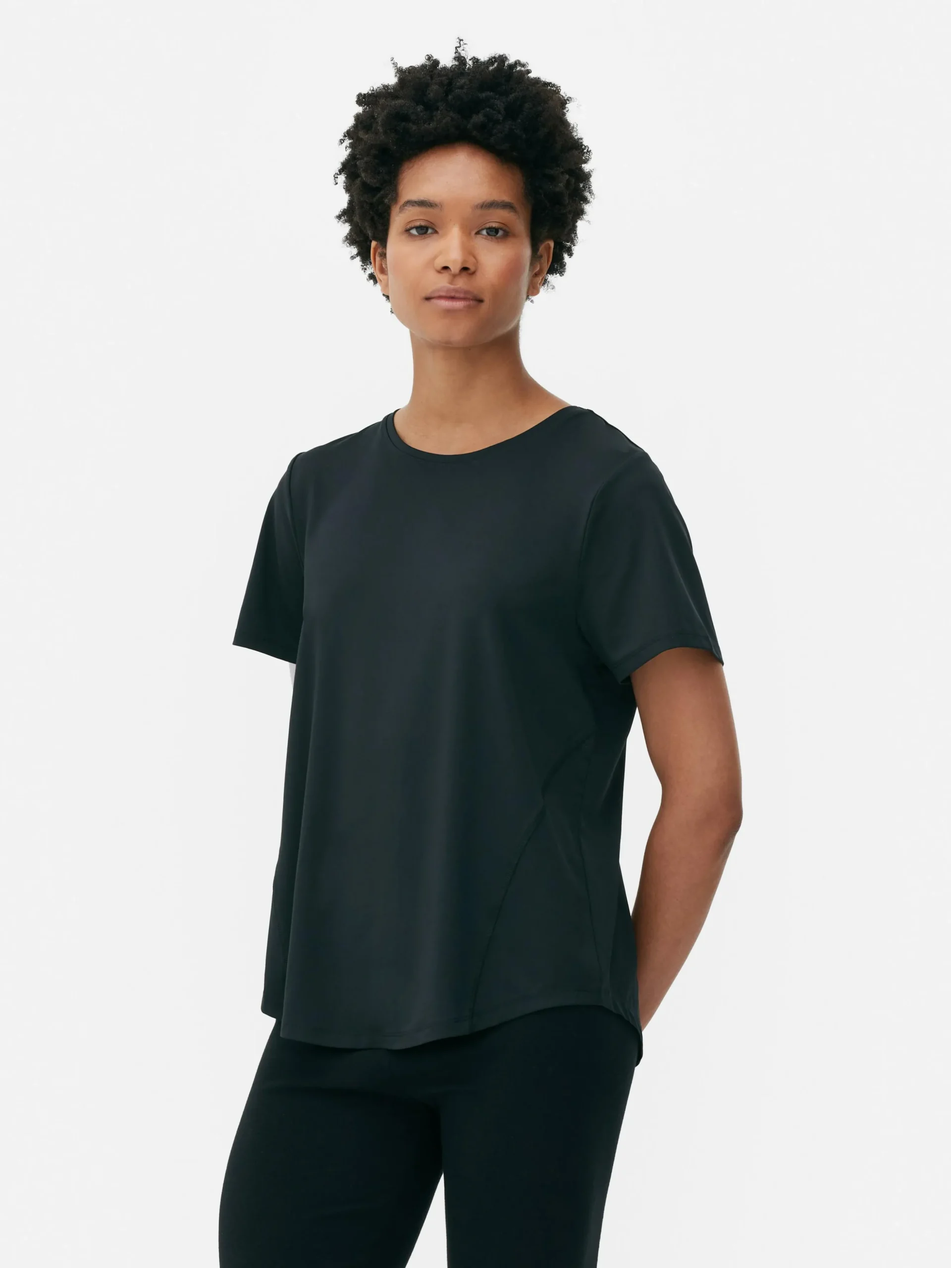 Camiseta Deportiva De Cuello Redondo