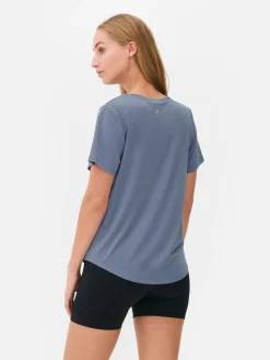Camiseta Deportiva De Cuello Redondo