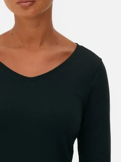 Camiseta Elástica De Manga Larga