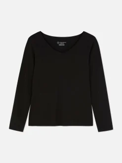 Camiseta Elástica De Manga Larga