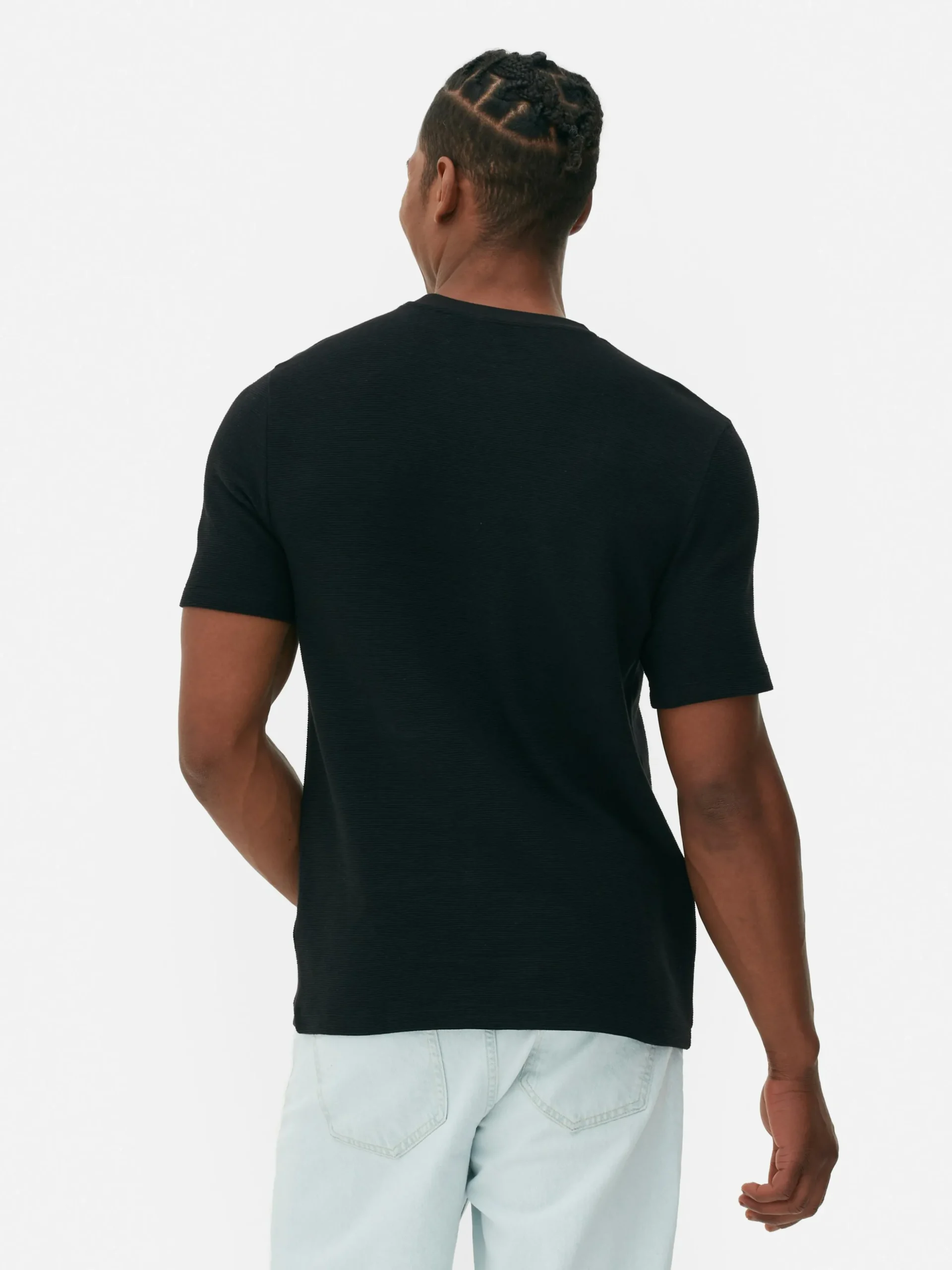 Camiseta En Tejido Otomán Acanalado