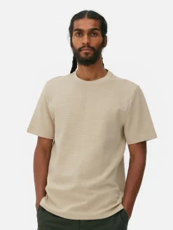 Camiseta En Tejido Otomán Acanalado