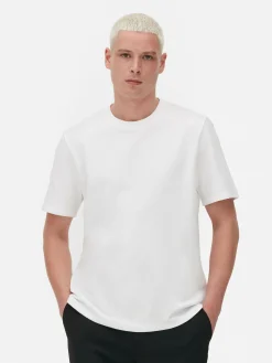 Camiseta En Tejido Otomán Acanalado