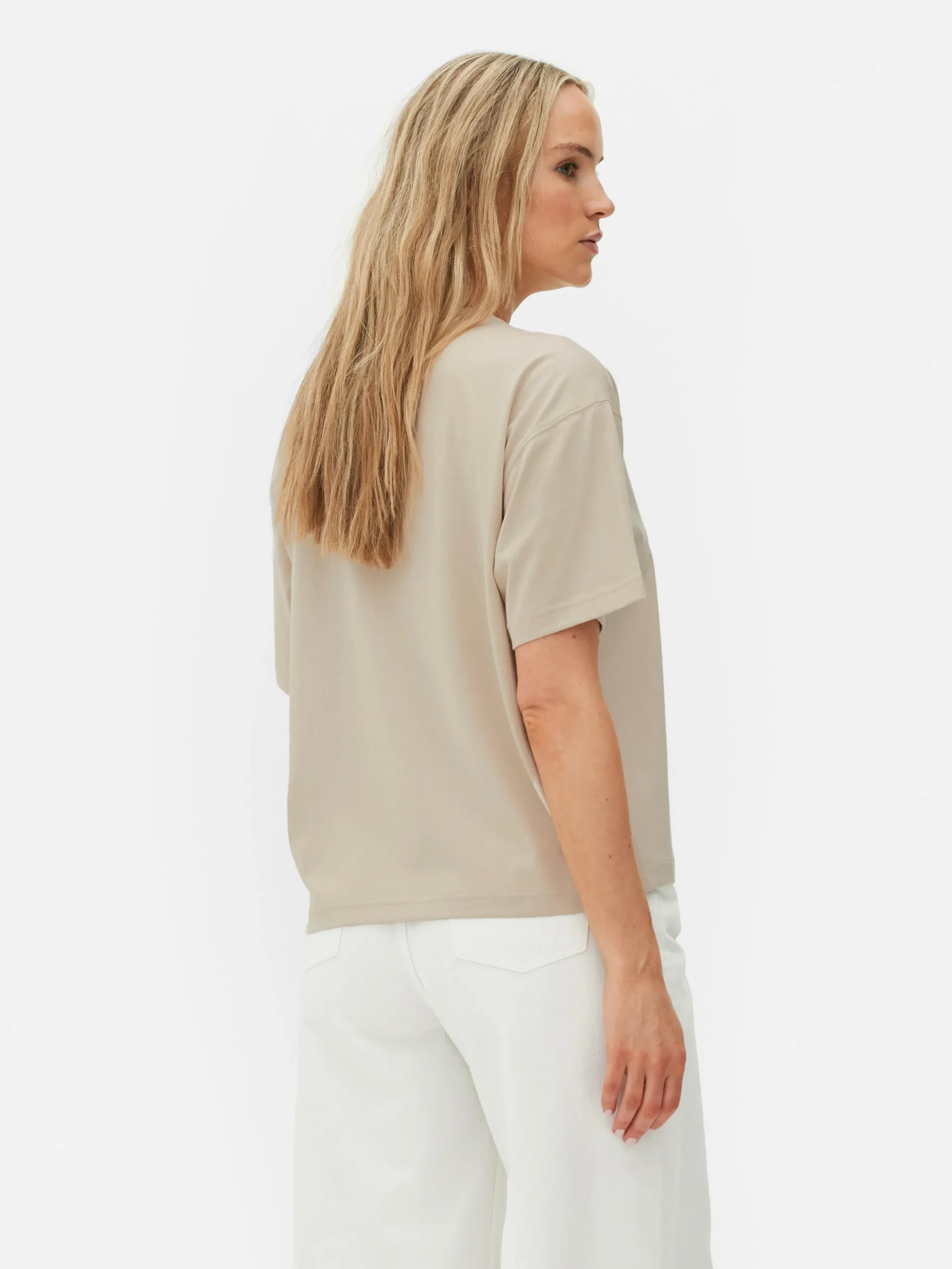Camiseta Extragrande De Corte Cuadrado