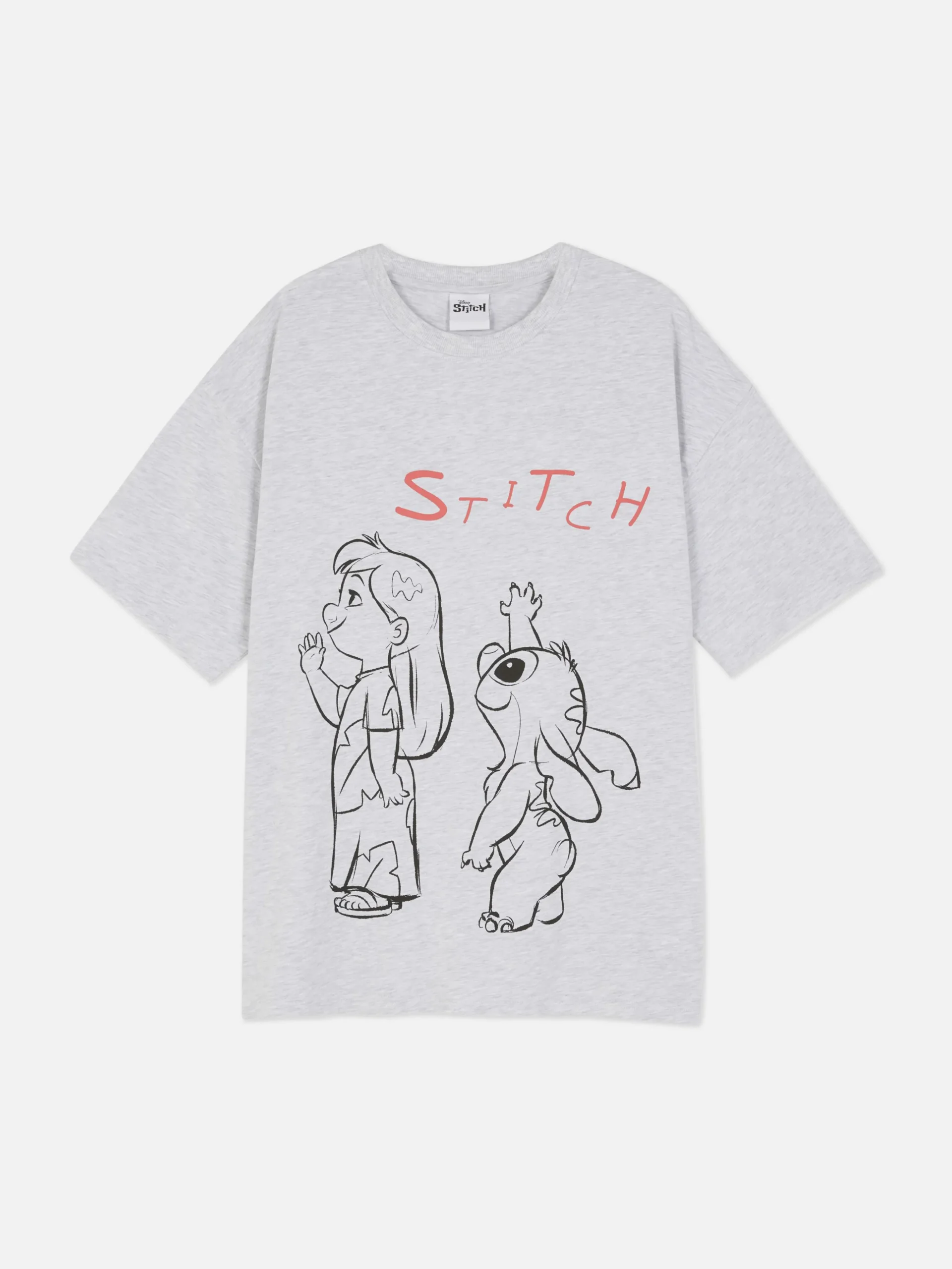 Camiseta Extragrande De Stitch De Disney