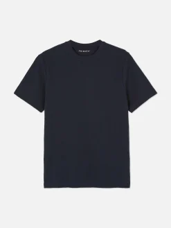 Camiseta Gofrada De Cuello Redondo