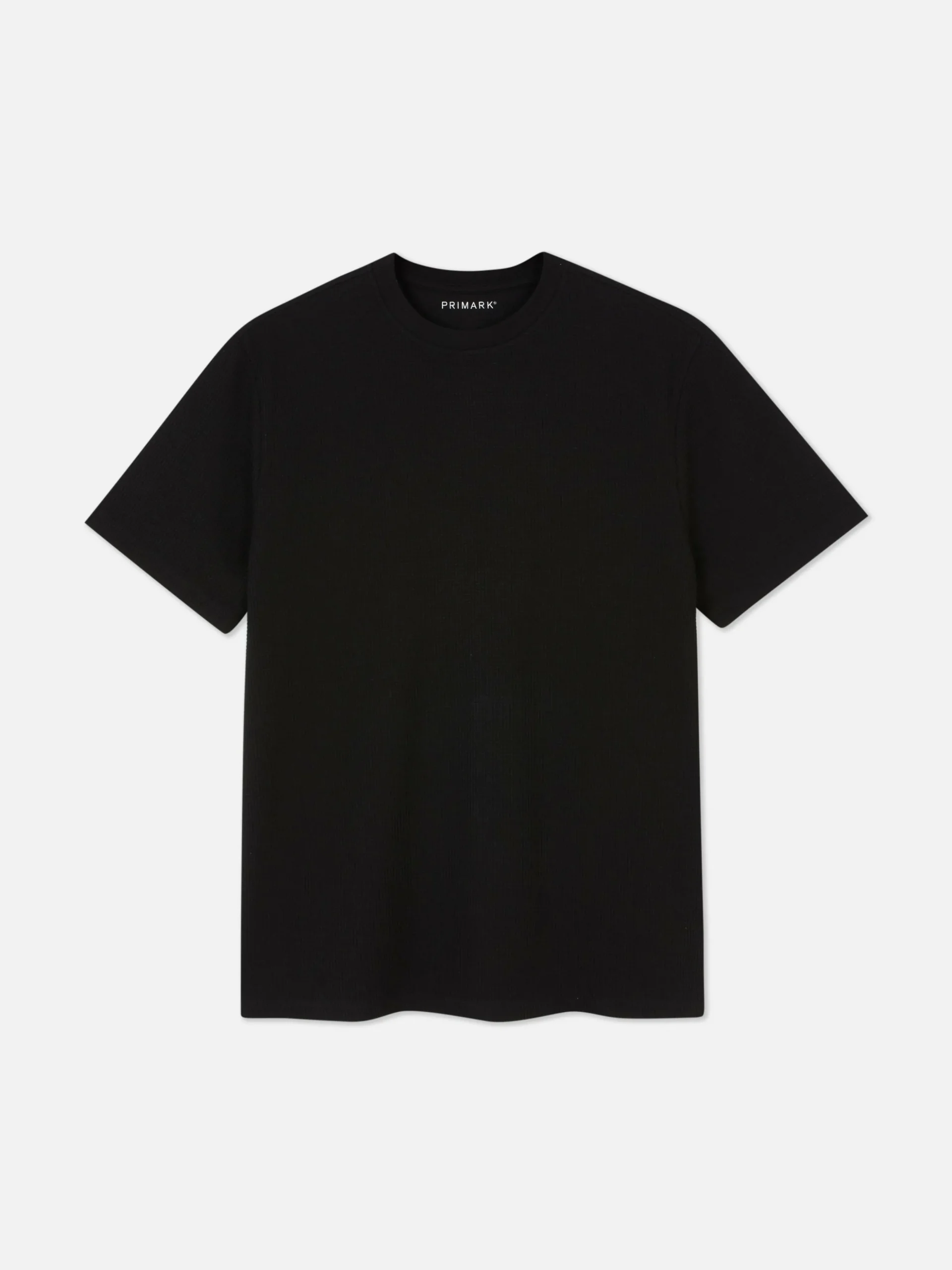 Camiseta Gofrada De Cuello Redondo
