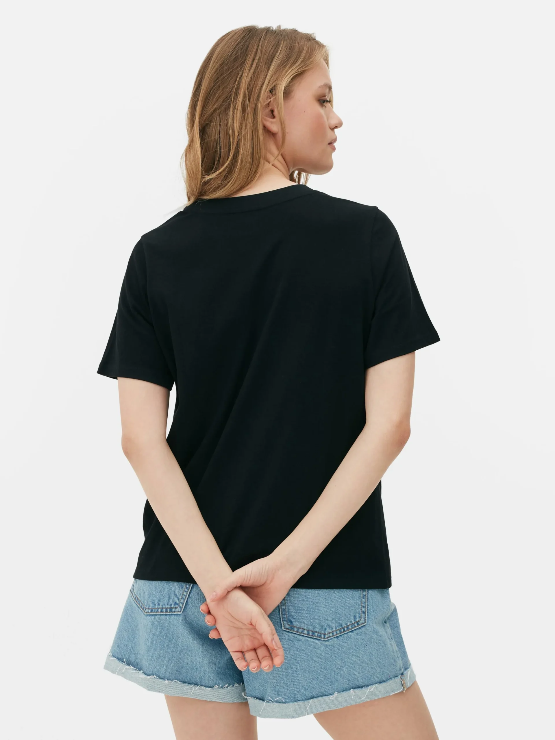 Camiseta Gráfica De Corte Recto