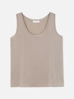 Camiseta Sin Mangas Básica De Corte Holgado