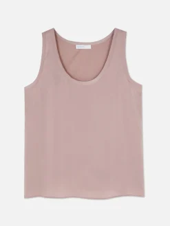 Camiseta Sin Mangas Básica De Corte Holgado