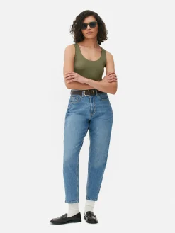 Camiseta Sin Mangas Básica Elástica