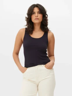 Camiseta Sin Mangas De Escote Amplio
