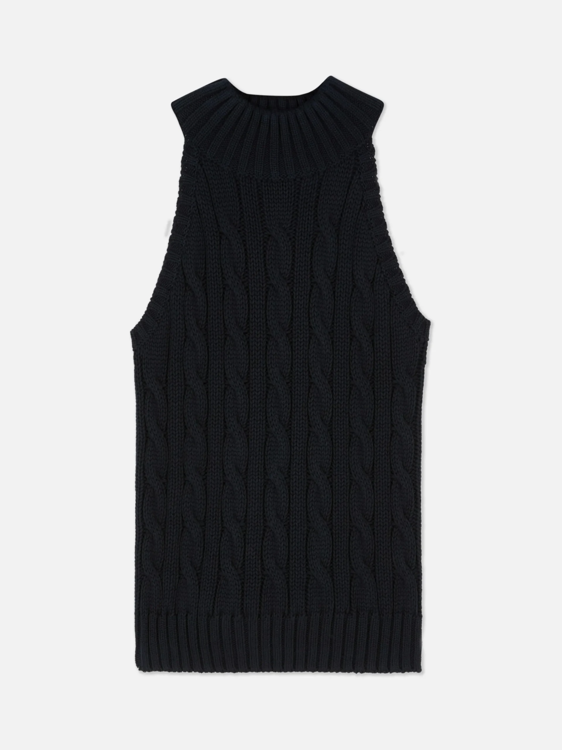 Camiseta Sin Mangas De Punto De Ochos
