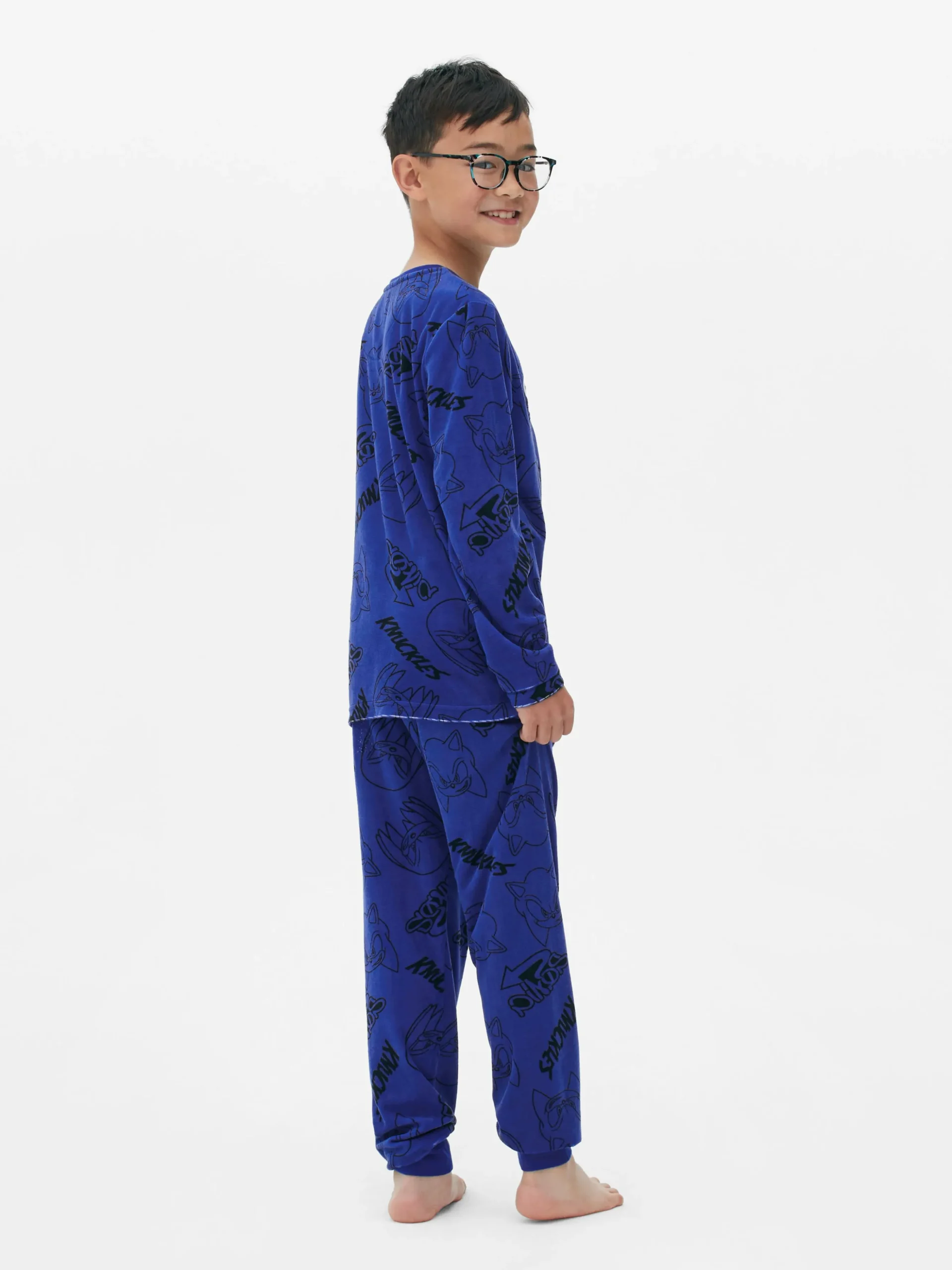 Camiseta Y Pantalón De Pijama De Sonic, El Erizo