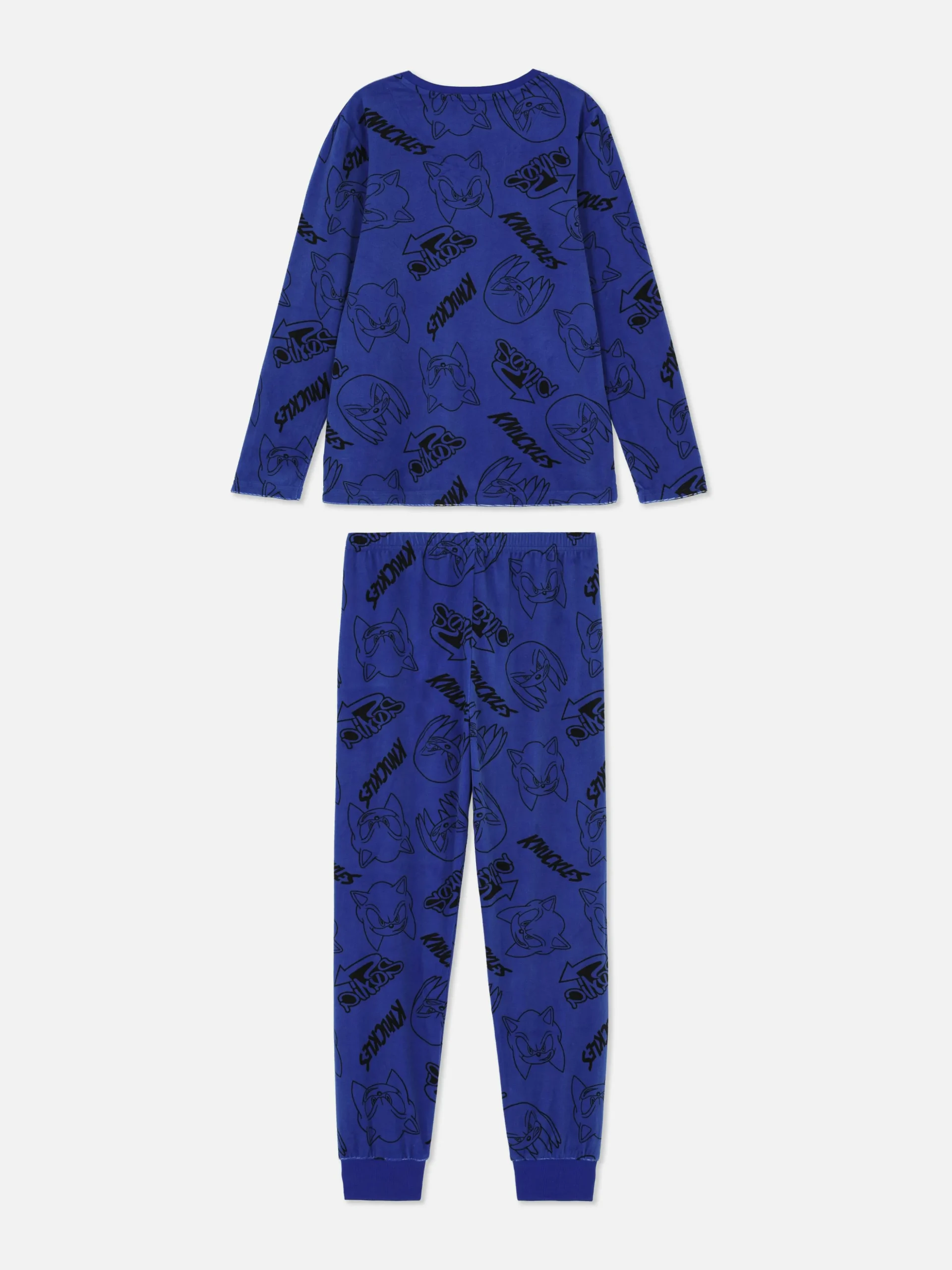 Camiseta Y Pantalón De Pijama De Sonic, El Erizo