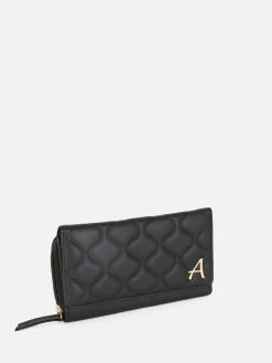 Cartera Acolchada Grande Con Inicial