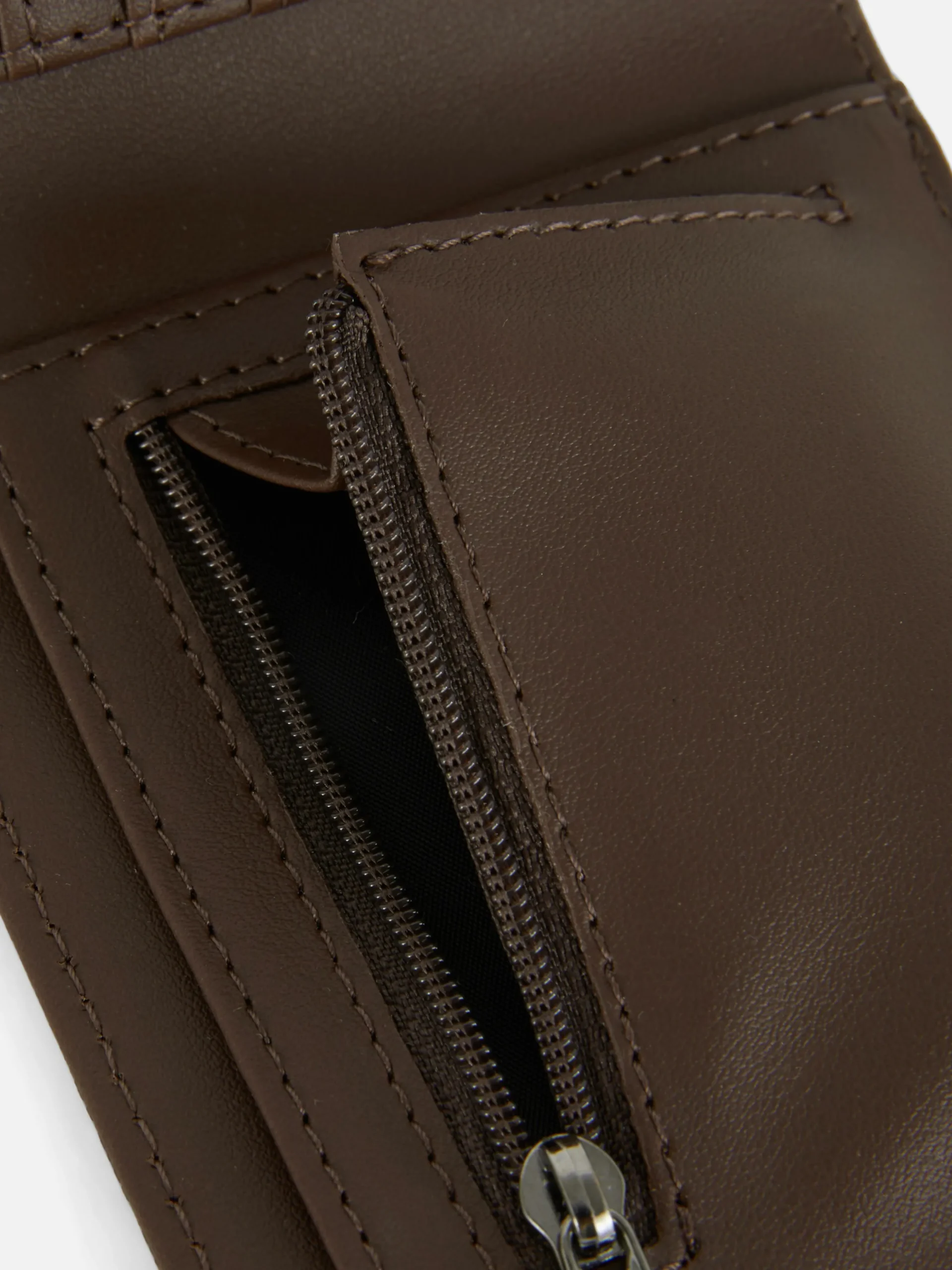 Cartera Plegable De Piel Sintética
