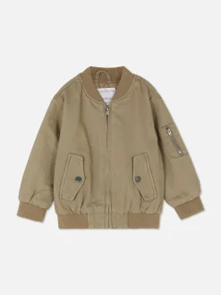 Cazadora Bómber De Estilo Militar