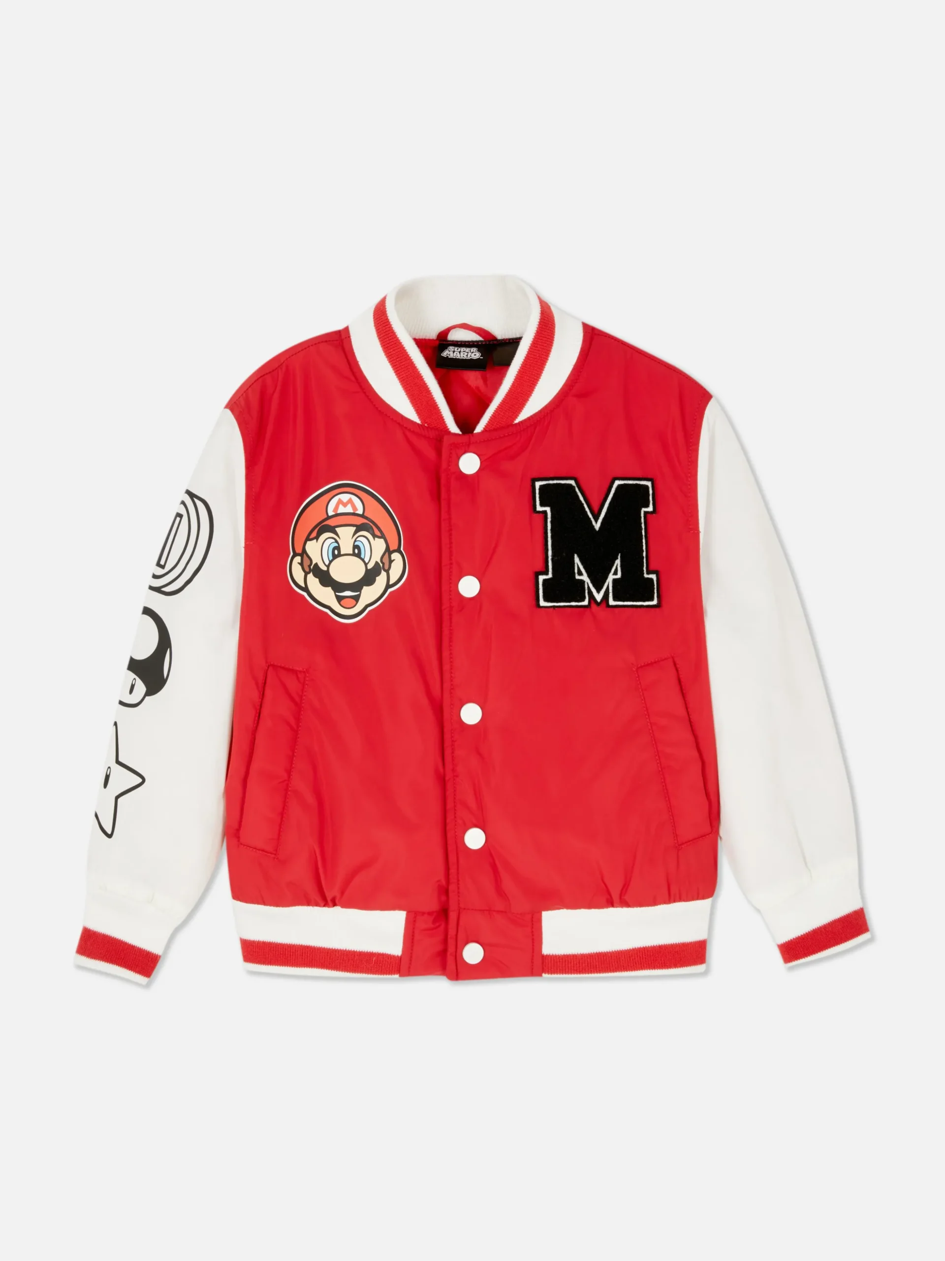 Cazadora Bómber De Super Mario