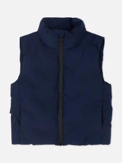 Chaleco Con Cuello Chimenea