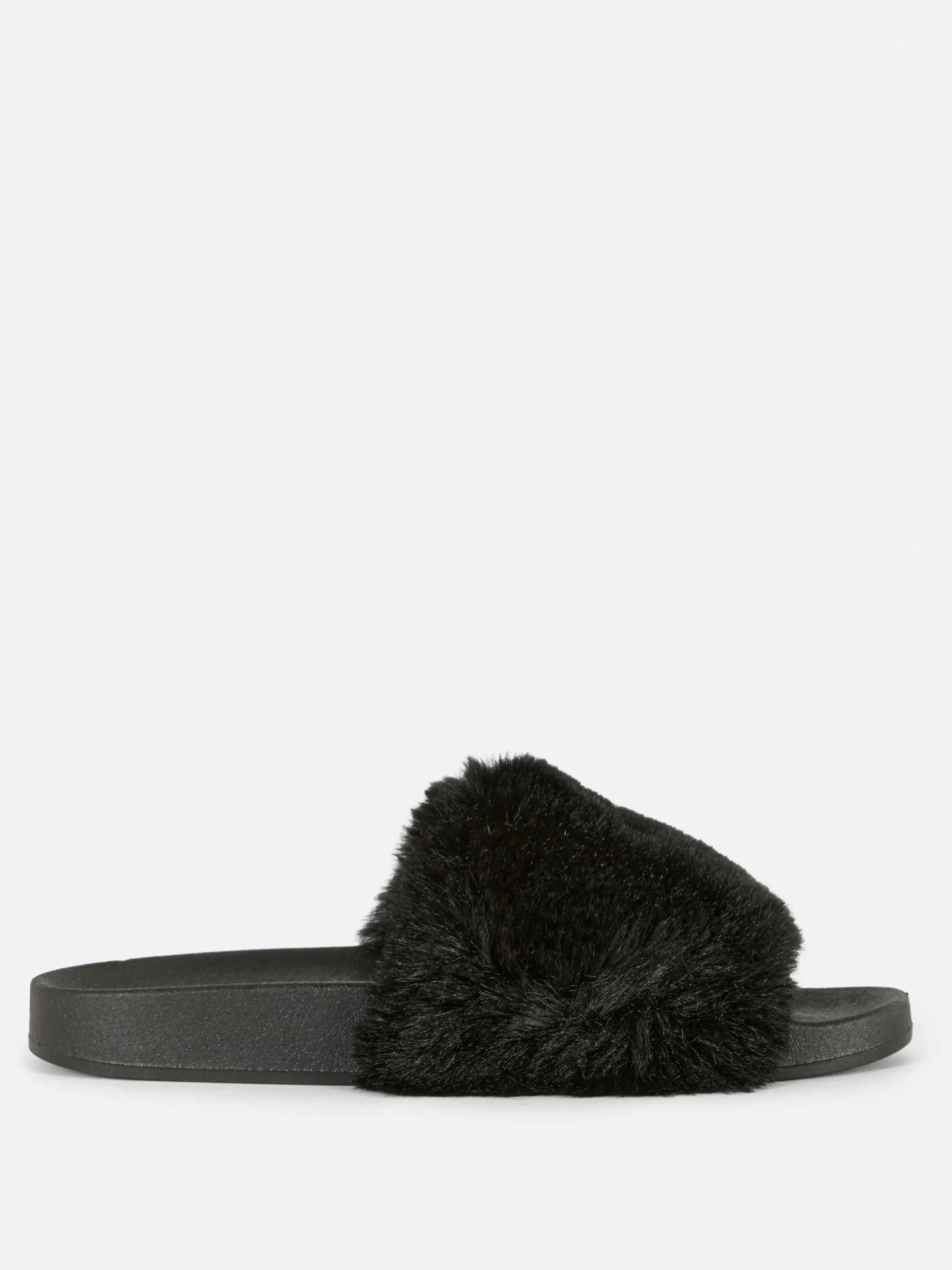 Chanclas De Pelo Sintético