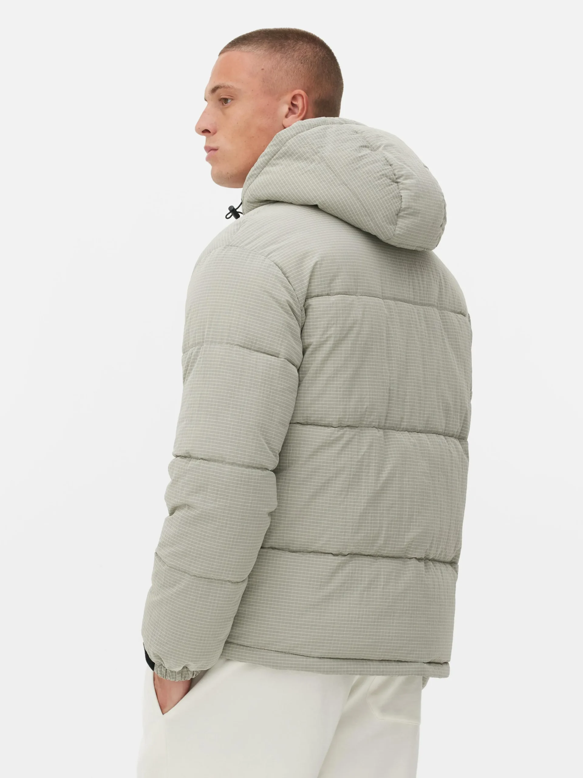 Chaqueta Acolchada A Cuadros