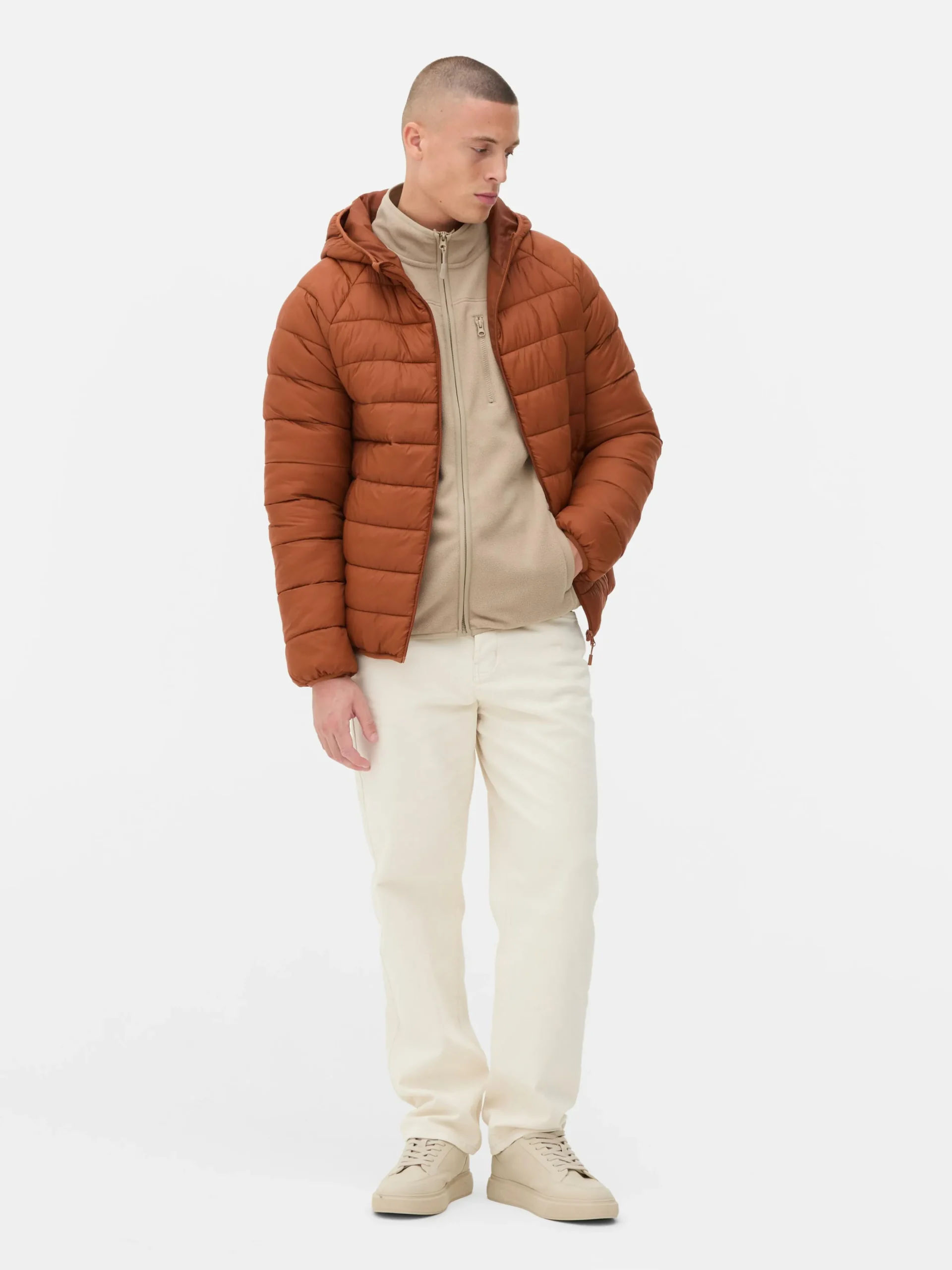 Chaqueta Acolchada Con Capucha