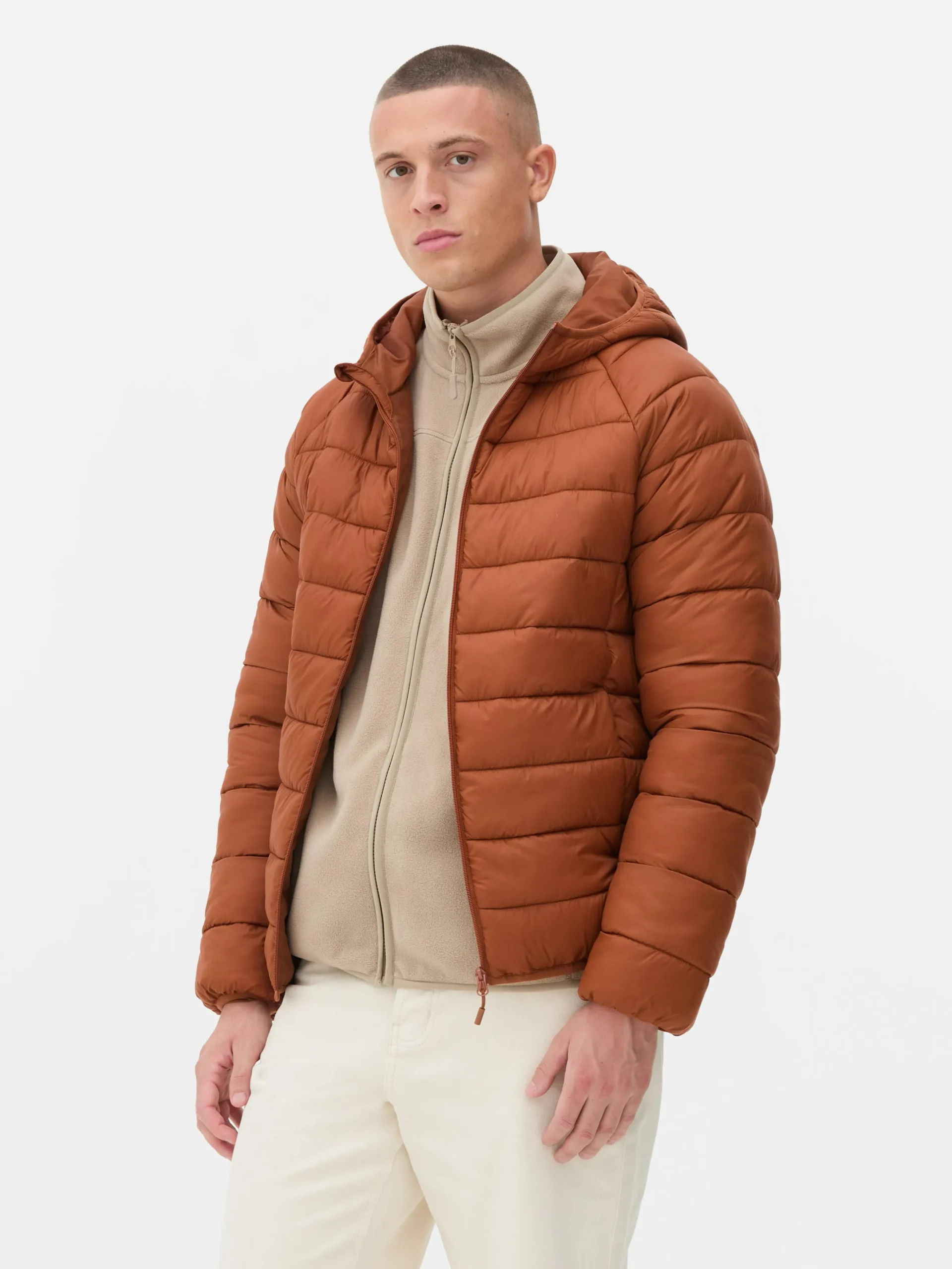 Chaqueta Acolchada Con Capucha