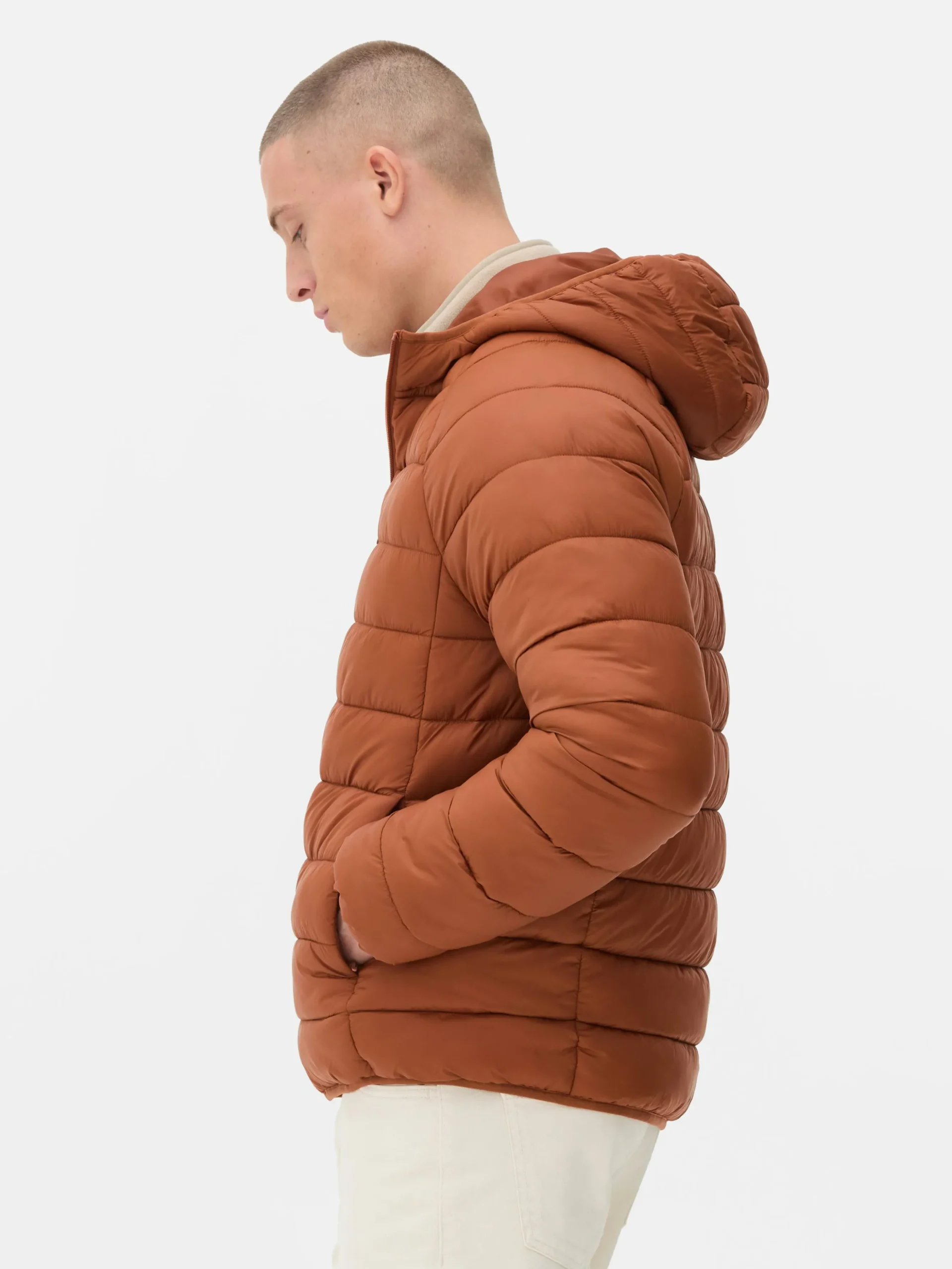 Chaqueta Acolchada Con Capucha