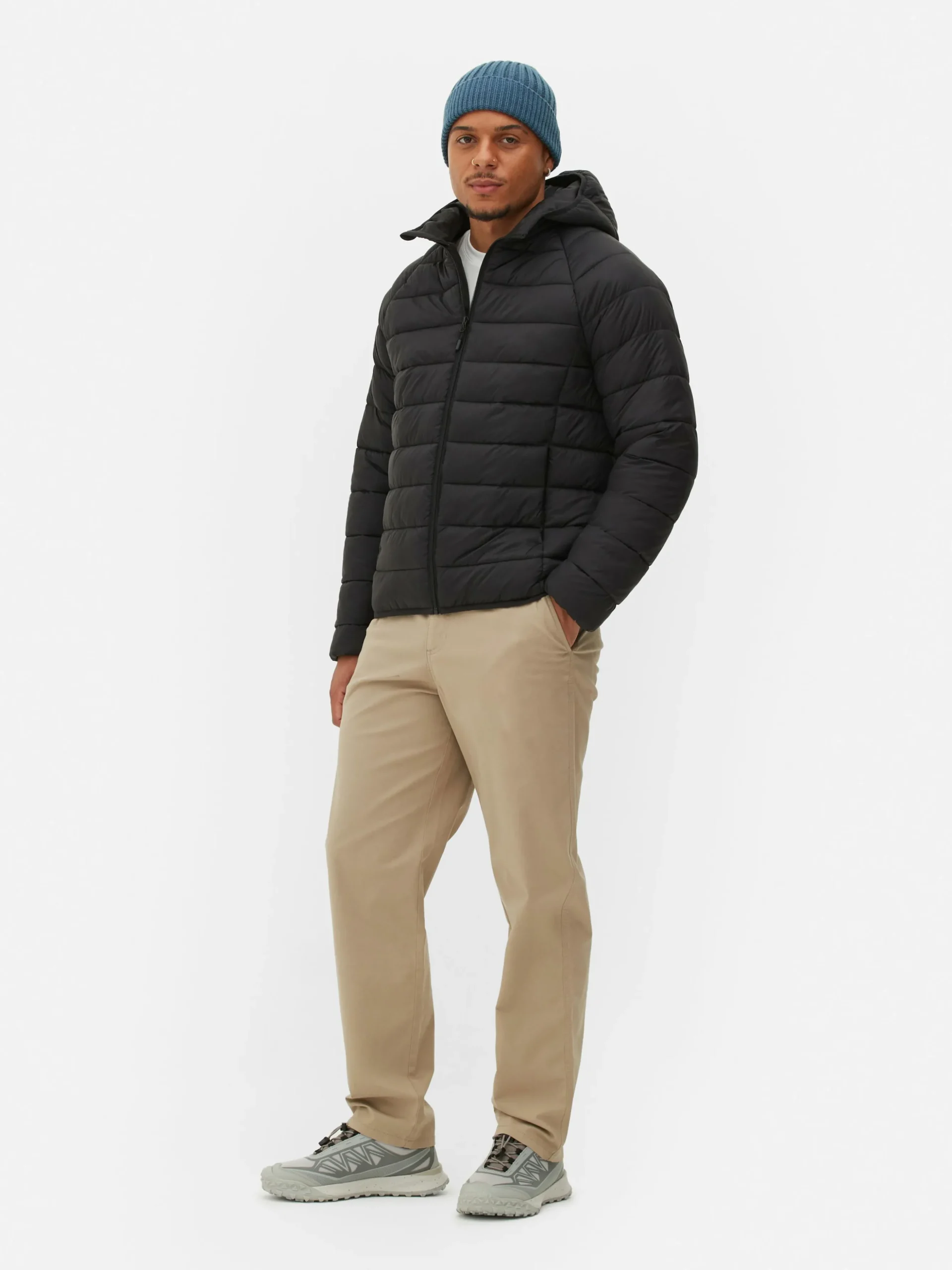 Chaqueta Acolchada Con Capucha