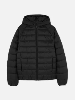 Chaqueta Acolchada Con Capucha
