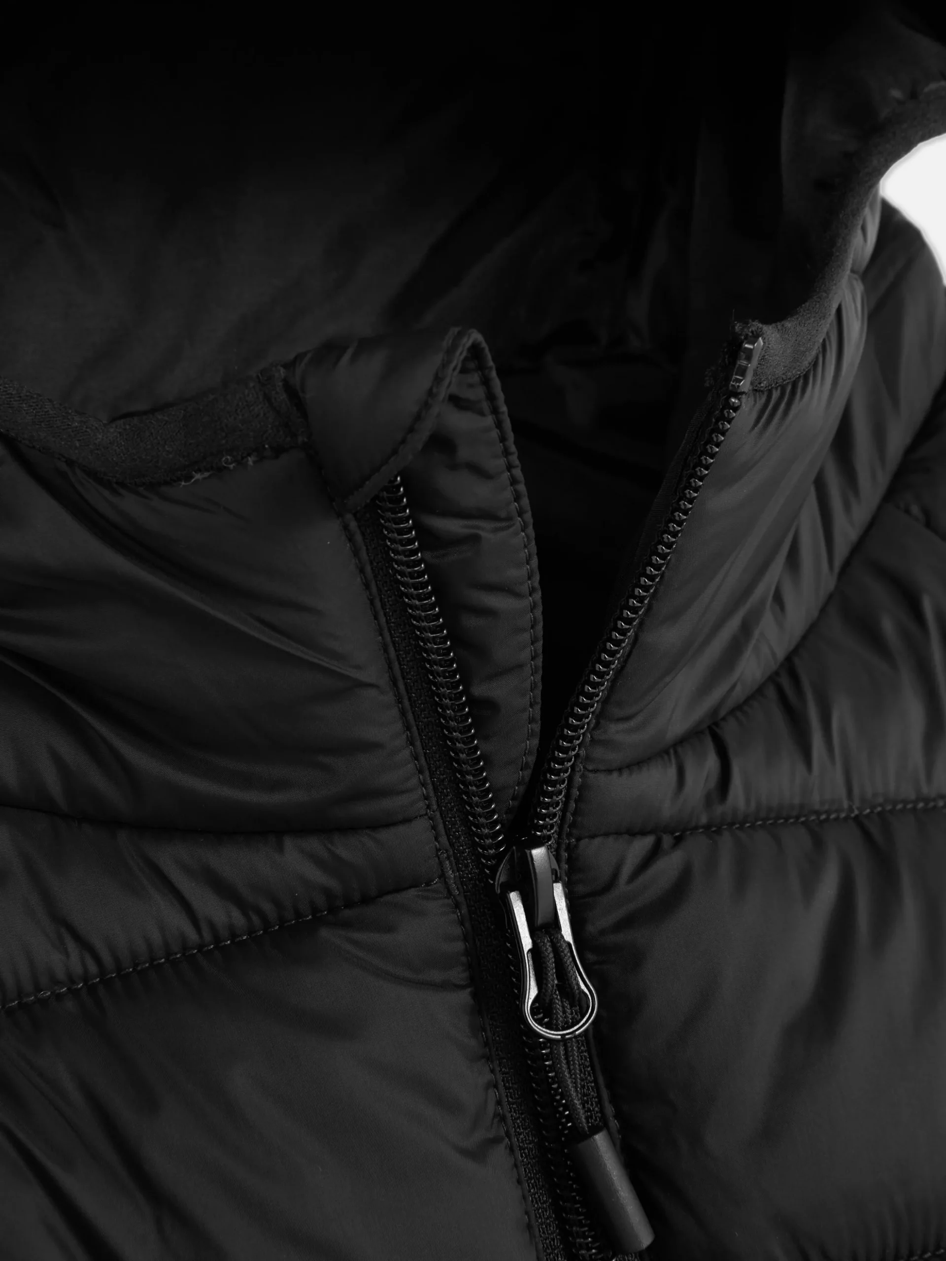 Chaqueta Acolchada Con Capucha