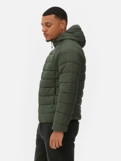 Chaqueta Acolchada Con Capucha
