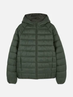 Chaqueta Acolchada Con Capucha