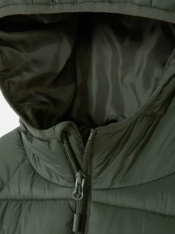 Chaqueta Acolchada Con Capucha